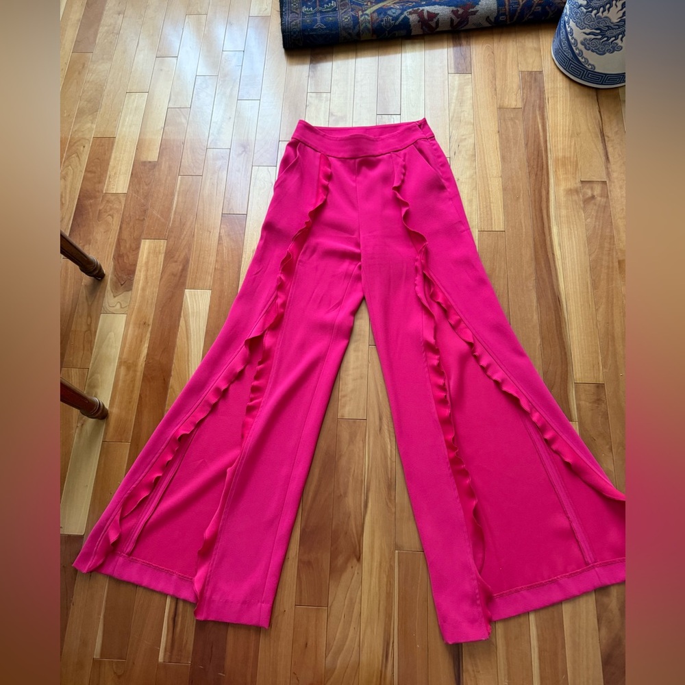 Marciano Pink Ruffle Pants